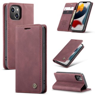 CaseMe iPhone 13 Mini Wallet Kickstand Magnetic Case Red