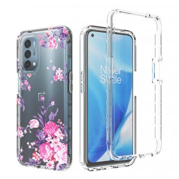 OnePlus Nord N200 5G Clear Bumper TPU Rose Flowers Case