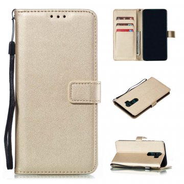 Xiaomi Redmi Note 8 Pro Wallet Kickstand Magnetic Case Gold