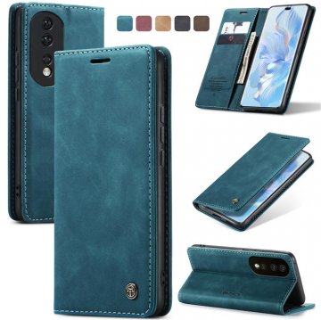 CaseMe Honor 80 Pro Wallet Kickstand Magnetic Flip Case Blue
