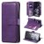 Samsung Galaxy S20 Ultra Multi-function 10 Card Slots Wallet Case Violet