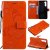 OnePlus Nord Embossed Butterfly Wallet Magnetic Stand Case Orange