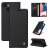 YIKATU Wallet Magnetic Kickstand Leather Phone Case Black