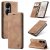 CaseMe Huawei P50 Wallet Kickstand Magnetic Flip Case Brown