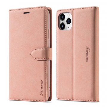 Forwenw iPhone 11 Pro Max Wallet Magnetic Kickstand Case Rose Gold
