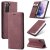 CaseMe Samsung Galaxy S21 Plus Wallet Kickstand Magnetic Case Red