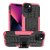 Dual Layer Hybrid Anti-Slip iPhone 14 Kickstand Case Rose