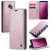CaseMe Samsung Galaxy S9 Wallet Kickstand Magnetic Case Pink