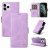YIKATU iPhone 11 Pro Skin-touch Wallet Kickstand Case Purple