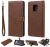 Xiaomi Redmi 10X 5G Wallet Detachable 2 in 1 Stand Case Brown