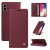 YIKATU iPhone X/XS Wallet Kickstand Magnetic Case Red