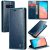 CaseMe Samsung Galaxy S10e Wallet Kickstand Magnetic Case Blue