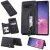 Samsung Galaxy S10 Plus Wallet Magnetic Shockproof Cover Black