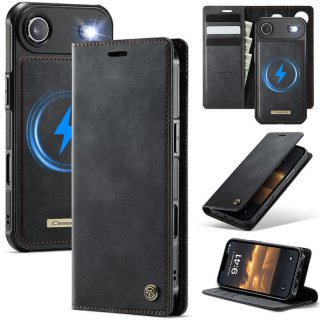 CaseMe iPhone Air 2-in-1 Magnetic Wallet Case – Wireless Charging & RFID Blocking Black