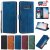 Samsung Galaxy S10 Plus Wallet RFID Blocking Kickstand Case Blue