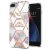 iPhone 7 Plus/8 Plus Flower Pattern Marble Electroplating TPU Case Crown