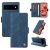 YIKATU Google Pixel 6 Skin-touch Wallet Kickstand Case Blue