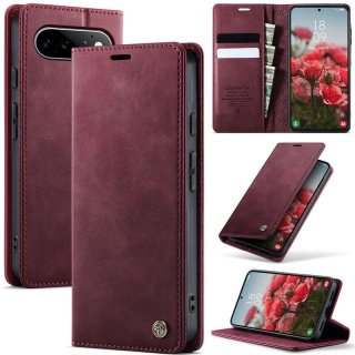 CaseMe Google Pixel 11/Pixel 11 Pro Magnetic Wallet Case with RFID Blocking Red
