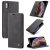 CaseMe iPhone XS Max Wallet Kickstand Magnetic Flip Case Black