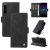YIKATU Sony Xperia 1 IV Skin-touch Wallet Kickstand Case Black