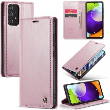 CaseMe Samsung Galaxy A52 Wallet Kickstand Magnetic Case Pink