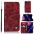 iPhone 11 Premium Vintage Wallet Kickstand Case Wine Red