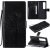 Xiaomi Mi 10 Ultra Embossed Tree Cat Butterfly Wallet Stand Case Black