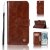 iPhone 7 Plus/8 Plus Premium Vintage Wallet Kickstand Case Coffee