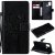 OnePlus Nord N100 Embossed Tree Cat Butterfly Wallet Stand Case Black