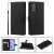 Samsung Galaxy Note 20 Wallet Kickstand Magnetic Case Black