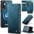 CaseMe Samsung Galaxy A36 5G 2-in-1 Magnetic Wallet Case with RFID Blocking Blue