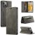 Autspace iPhone 14 Plus RFID Blocking Wallet Magnetic Case Coffee