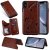 iPhone XS Max Bee and Cat Embossing Card Slots Stand Cover Brown