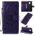 Xiaomi Redmi Note 9 Pro/Note 9S Embossed Sunflower Wallet Stand Case Purple