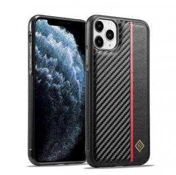 LC.IMEEKE iPhone 11 Pro Carbon Fiber Texture Phone Cover