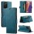 Autspace Samsung Galaxy Note 20 Wallet Kickstand Magnetic Case Blue