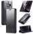 CaseMe Samsung Galaxy S10e Magnetic Flip Wallet Stand Case Black