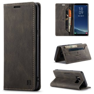 Autspace Samsung Galaxy S8 Wallet Kickstand Case Coffee
