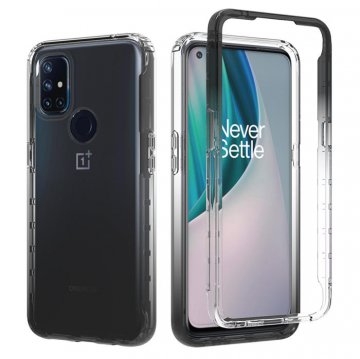 OnePlus Nord N10 5G Shockproof Clear Gradient Cover Black