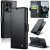 CaseMe OPPO Reno13 Wallet RFID Blocking Magnetic Buckle Case Black