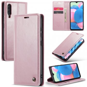 CaseMe Samsung Galaxy A50 Wallet Kickstand Magnetic Case Pink