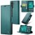 CaseMe Samsung Galaxy S23 FE Wallet RFID Blocking Magnetic Buckle Case Green