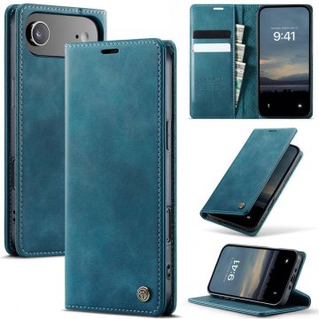 CaseMe iPhone Air Magnetic Wallet Case with RFID Blocking Blue