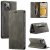 Autspace iPhone 14 RFID Blocking Wallet Magnetic Case Coffee