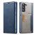 LC.IMEEKE Samsung Galaxy S22 Magnetic Stand Case With Card Slots Blue