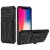 iPhone XS Max Card Slot Kickstand Shockproof Case Black