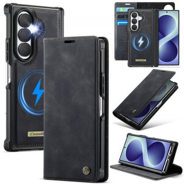 CaseMe Samsung Galaxy Z Fold8 Ultra 2-in-1 Magnetic Wallet Case – Wireless Charging & RFID Blocking Black