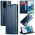 CaseMe Samsung Galaxy S20 Plus Wallet Kickstand Magnetic Case Blue