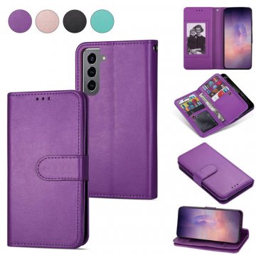 Samsung Galaxy S21/S21 Plus/S21 Ultra Wallet Stand Case Purple