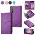Samsung Galaxy S21/S21 Plus/S21 Ultra Wallet Stand Case Purple